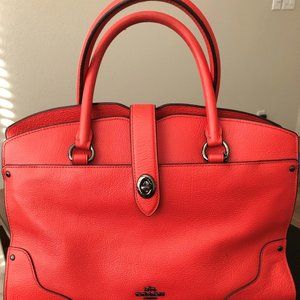 Coach - Orange Handbag - Retro Style